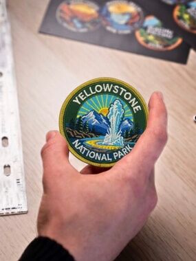 Yellowstone National Park Patch [Est. 1872] Travel, Camping, Hiking Yellow Stone